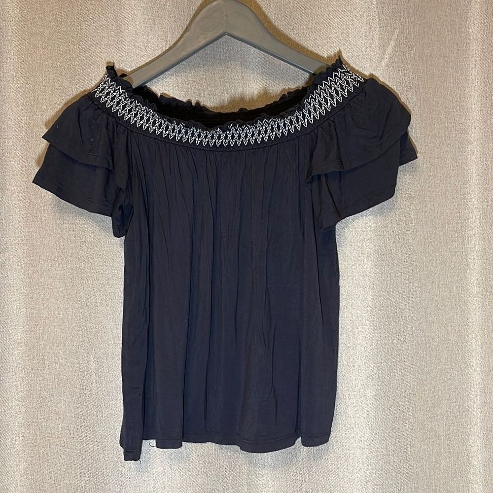 Aerie Soft and Sexy Top, Size M, Dark blue.